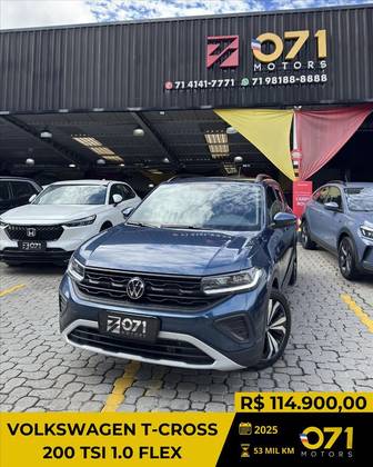 VOLKSWAGEN T-CROSS 1.0 200 TSI TOTAL FLEX AUTOMÁTICO VOLKSWAGEN T-CROSS 1.0 200 TSI TOTAL FLEX AUTOMÁTICO